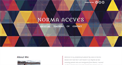 Desktop Screenshot of normaaceves.com